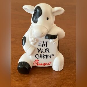 Chick-fil-A Plastic Toy Coy Eat More Chikin Food Advertising Small 2.25"H Rare